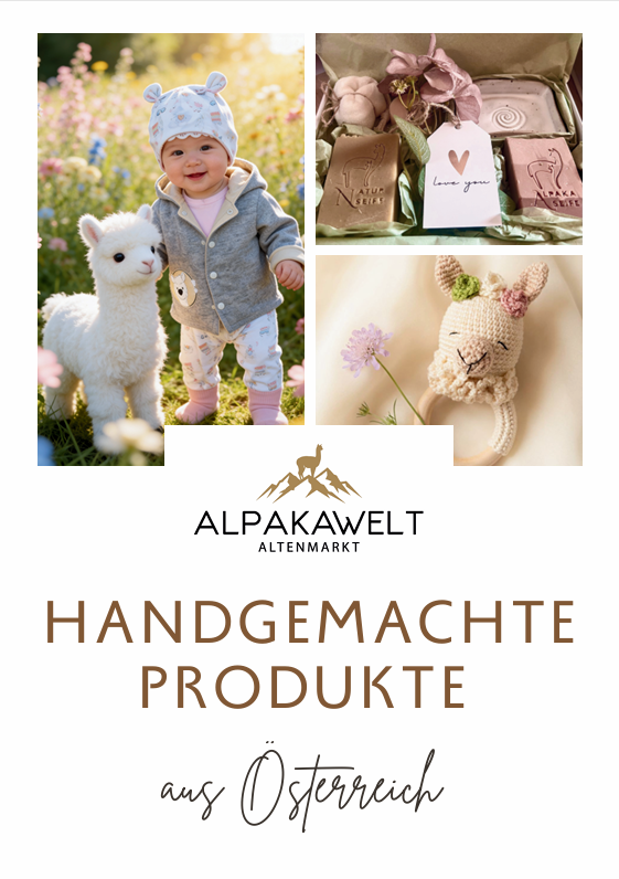 Handmade Produkte aus und mit Alpaka
